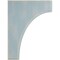 Ekena Millwork 1 3/4"W x 6"D x 8"H Clarksville Wood Vintage Decor Bracket, Driftwood Blue BKTWD02X06X08CVBU - alternate 2
